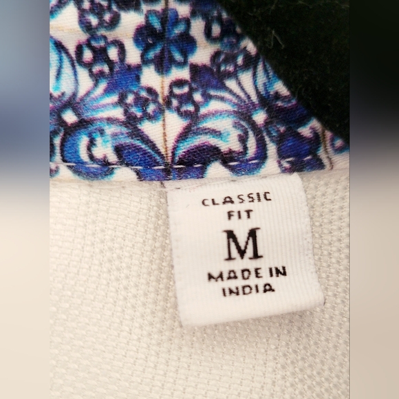 Robert Graham $328 Luxe Chinoserie Seen Exclusive Embroidered 100% Cotton Medium - Picture 7 of 16